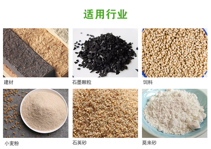 高頻振動(dòng)篩主要用于化工，建材，石墨顆粒，飼料，小麥粉，石英砂，豆?jié){，果汁等各種物料的干法、濕法篩分、分級(jí)、脫水，過濾。